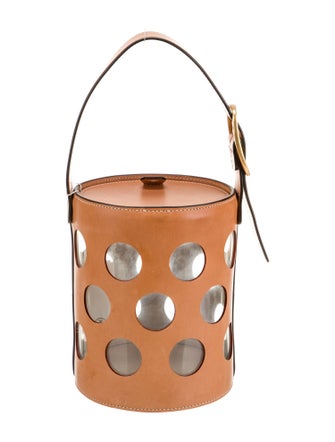 Tory Burch Leather Bucket Bag