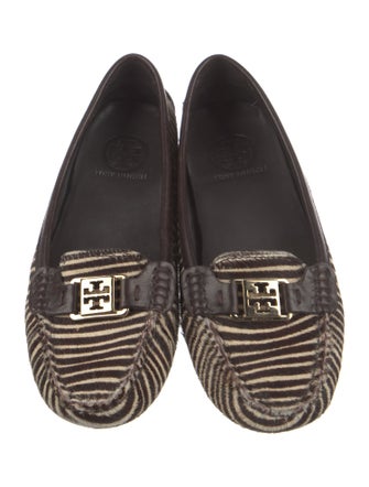 Tory Burch Ponyhair Animal Print Loafers