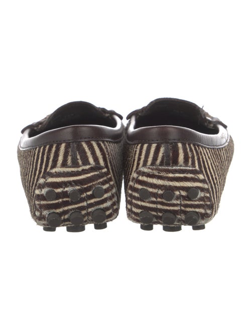 Tory Burch Ponyhair Animal Print Loafers