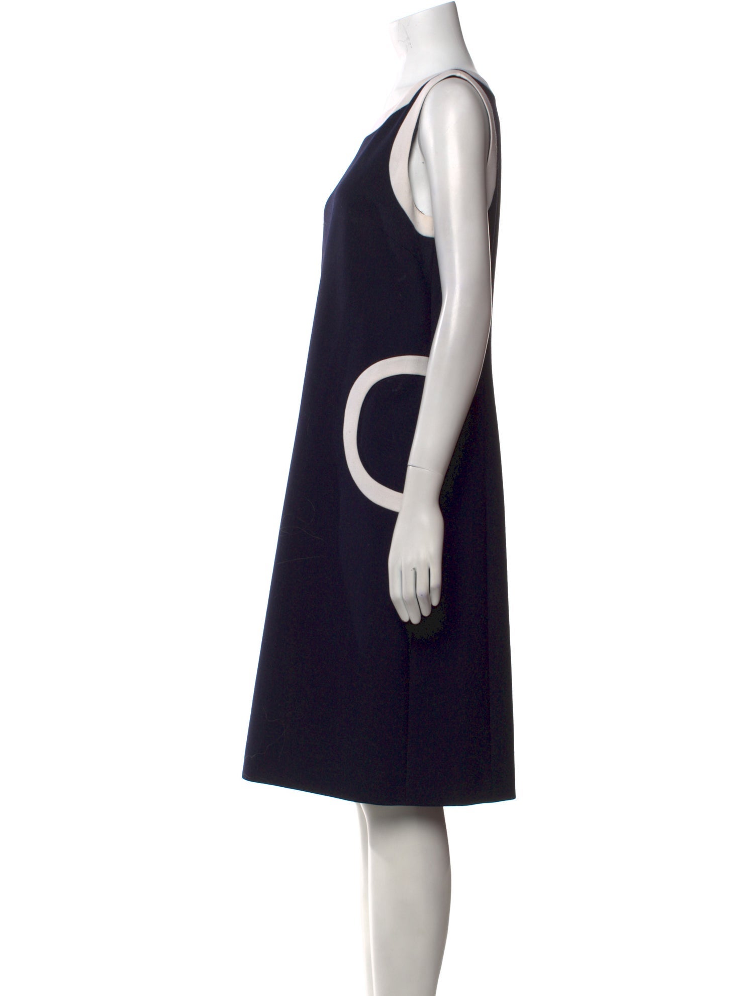 Tory Burch Bateau Neckline Knee-Length Dress