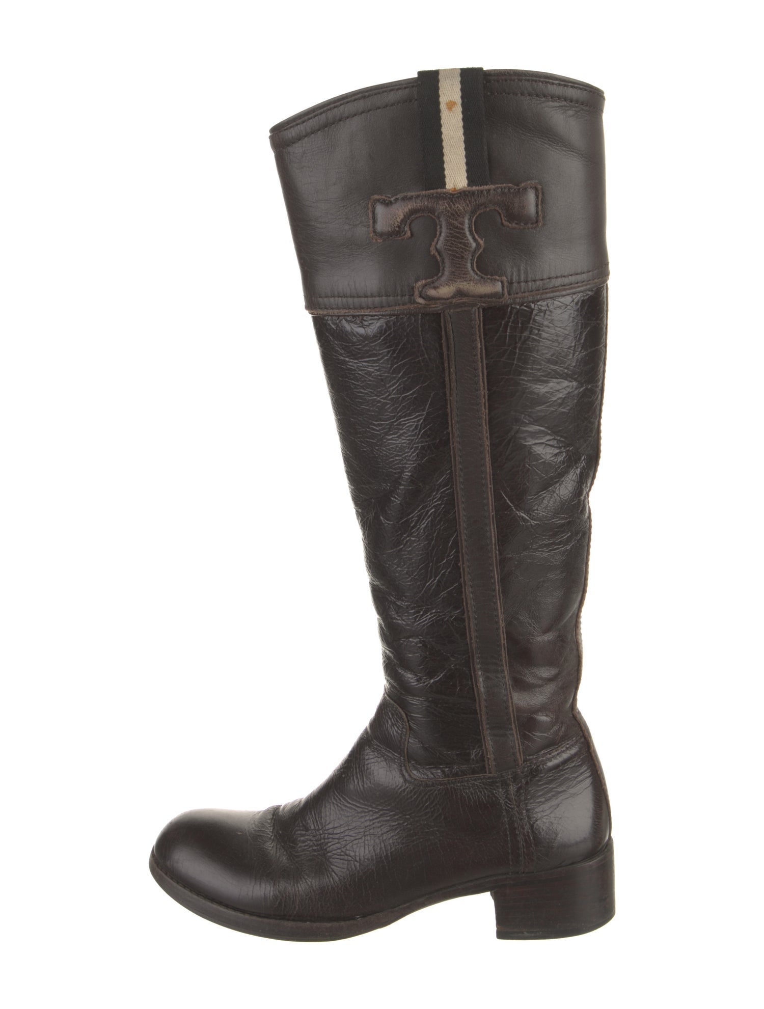 Tory Burch Leather Riding Boots