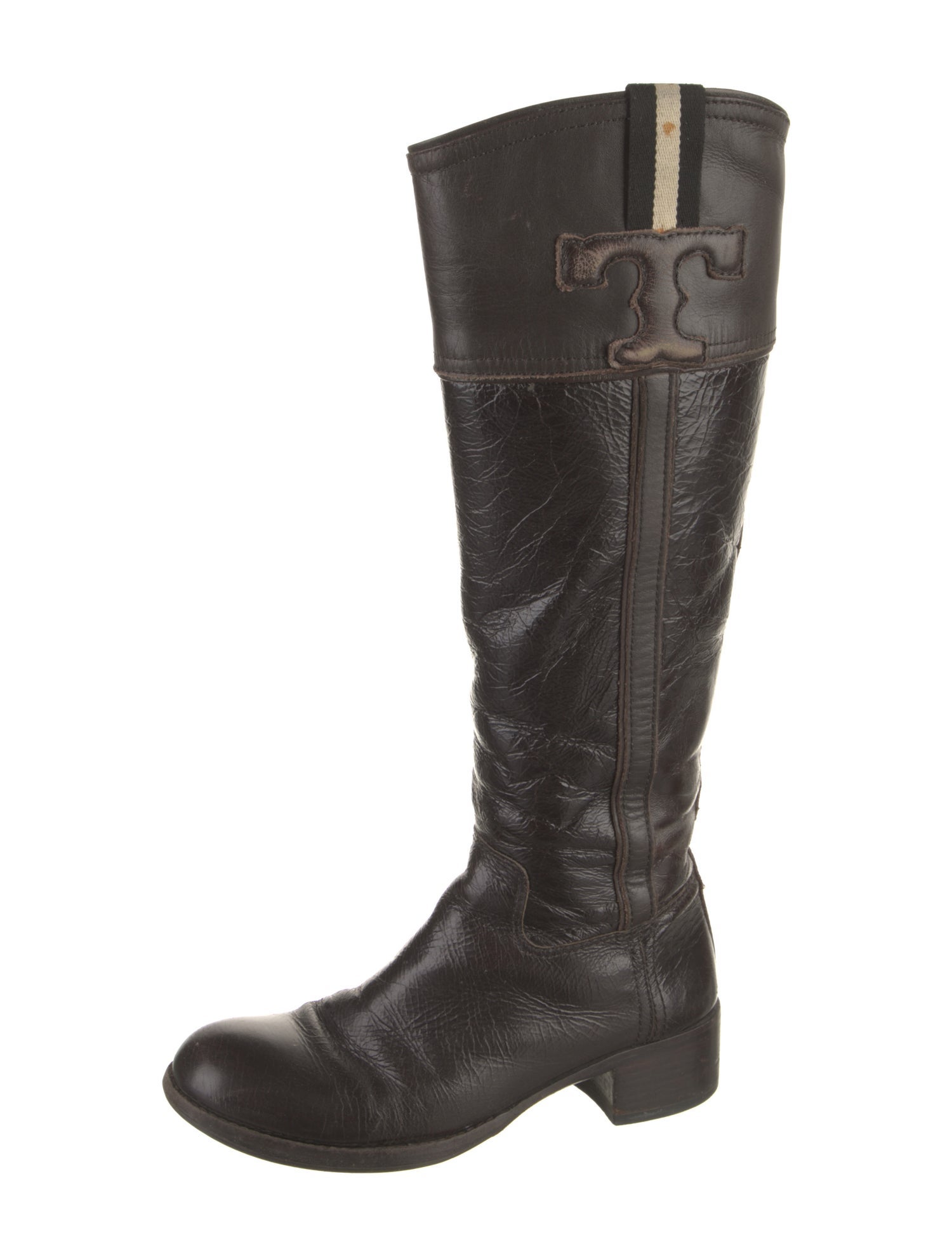 Tory Burch Leather Riding Boots