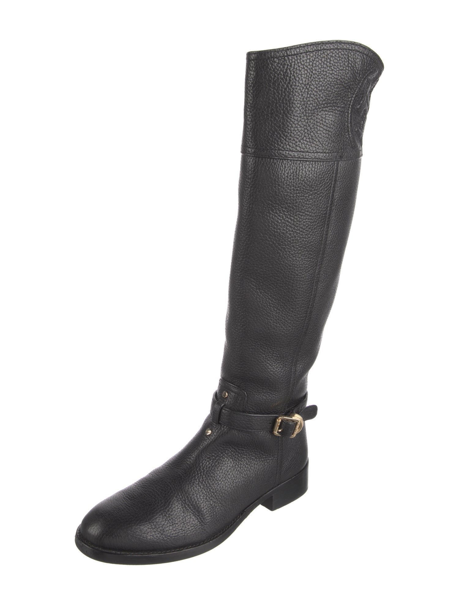 Tory Burch Leather Riding Boots
