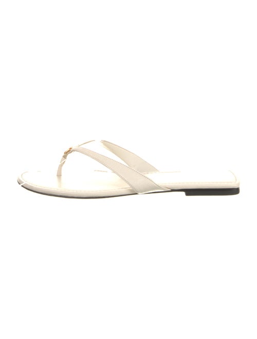 Tory Burch Leather Flip Flops