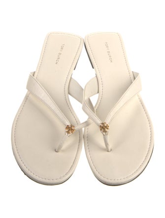 Tory Burch Leather Flip Flops
