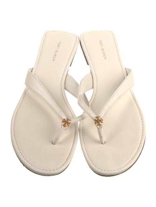 Tory Burch Leather Flip Flops
