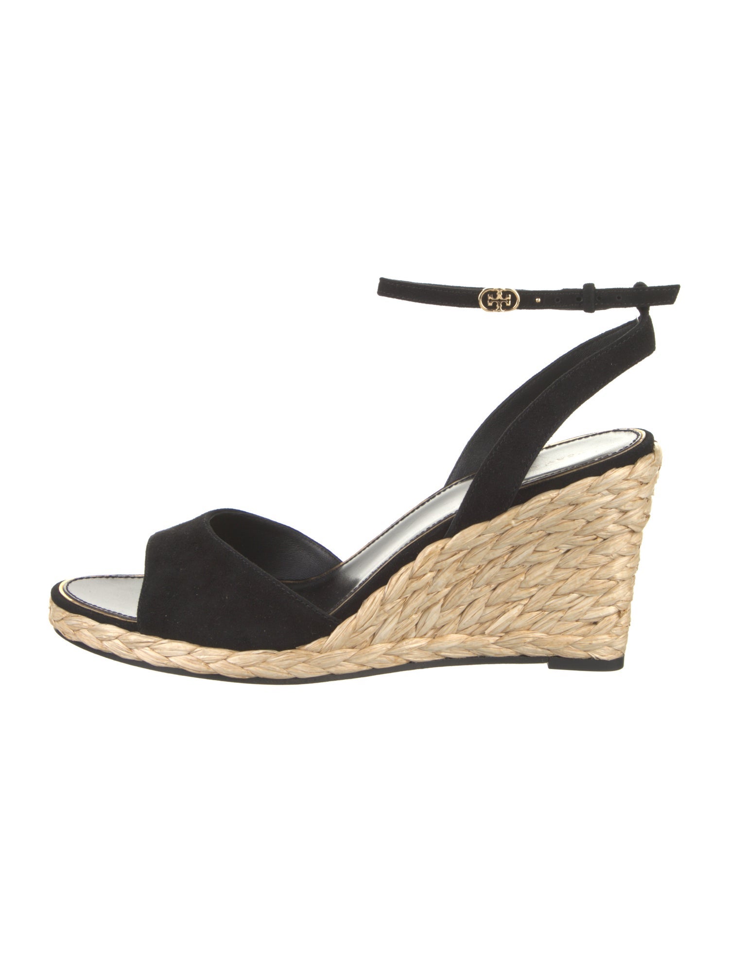 Tory Burch Suede Colorblock Pattern Espadrilles