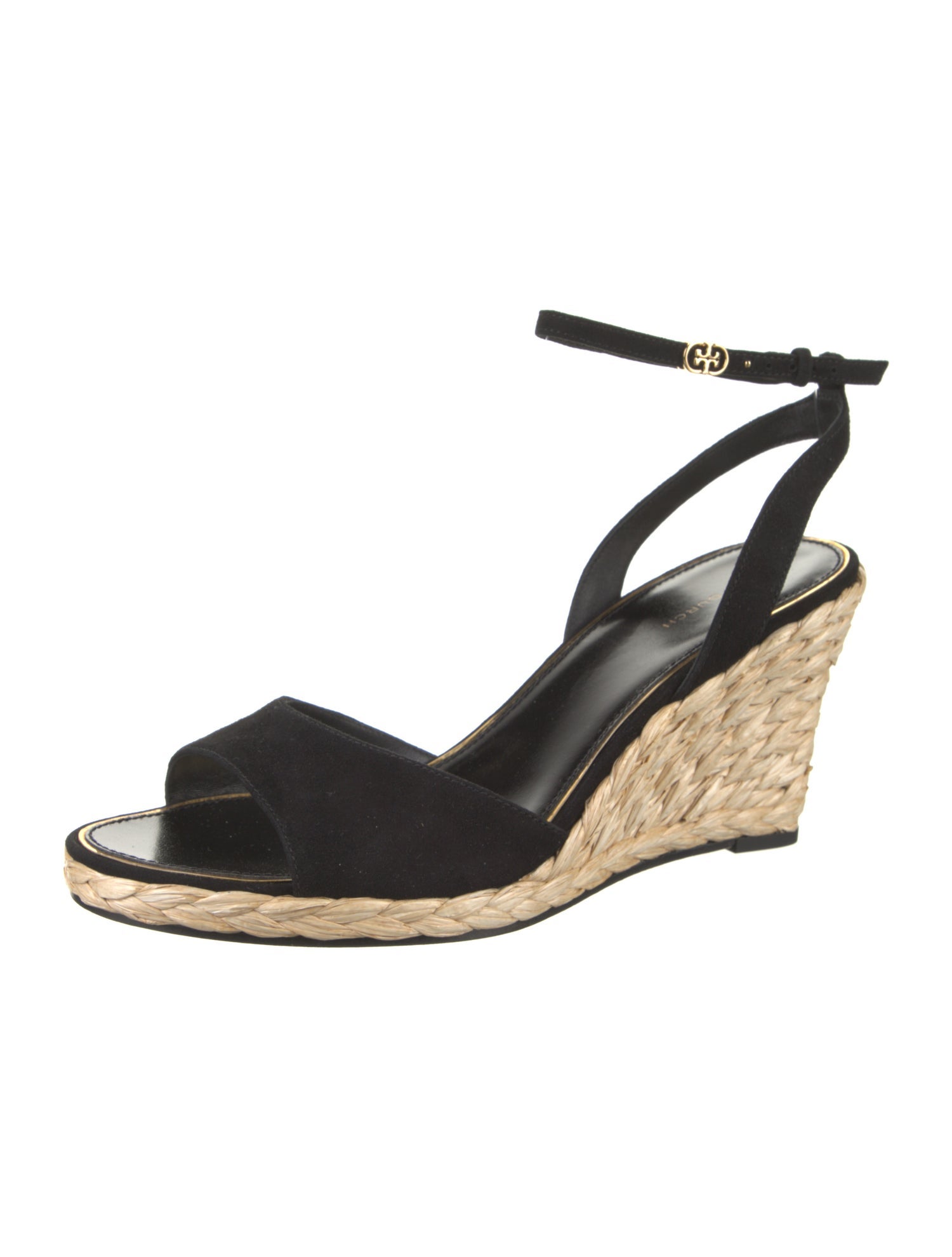 Tory Burch Suede Colorblock Pattern Espadrilles