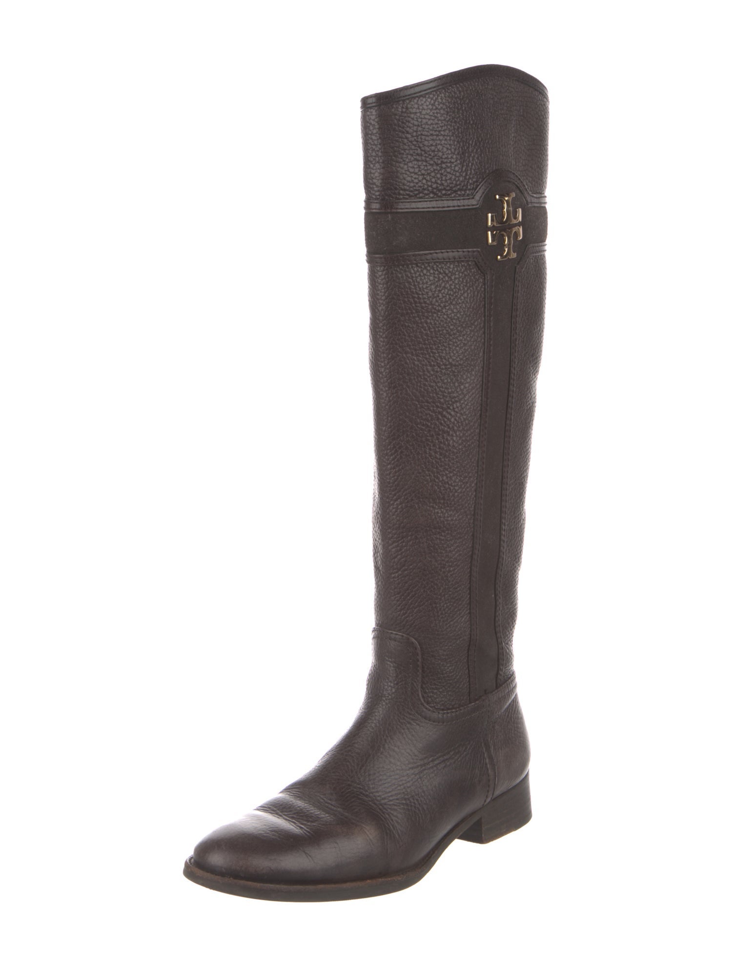 Tory Burch Leather Riding Boots