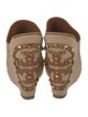 Tory Burch Canvas Studded Accents Slides
