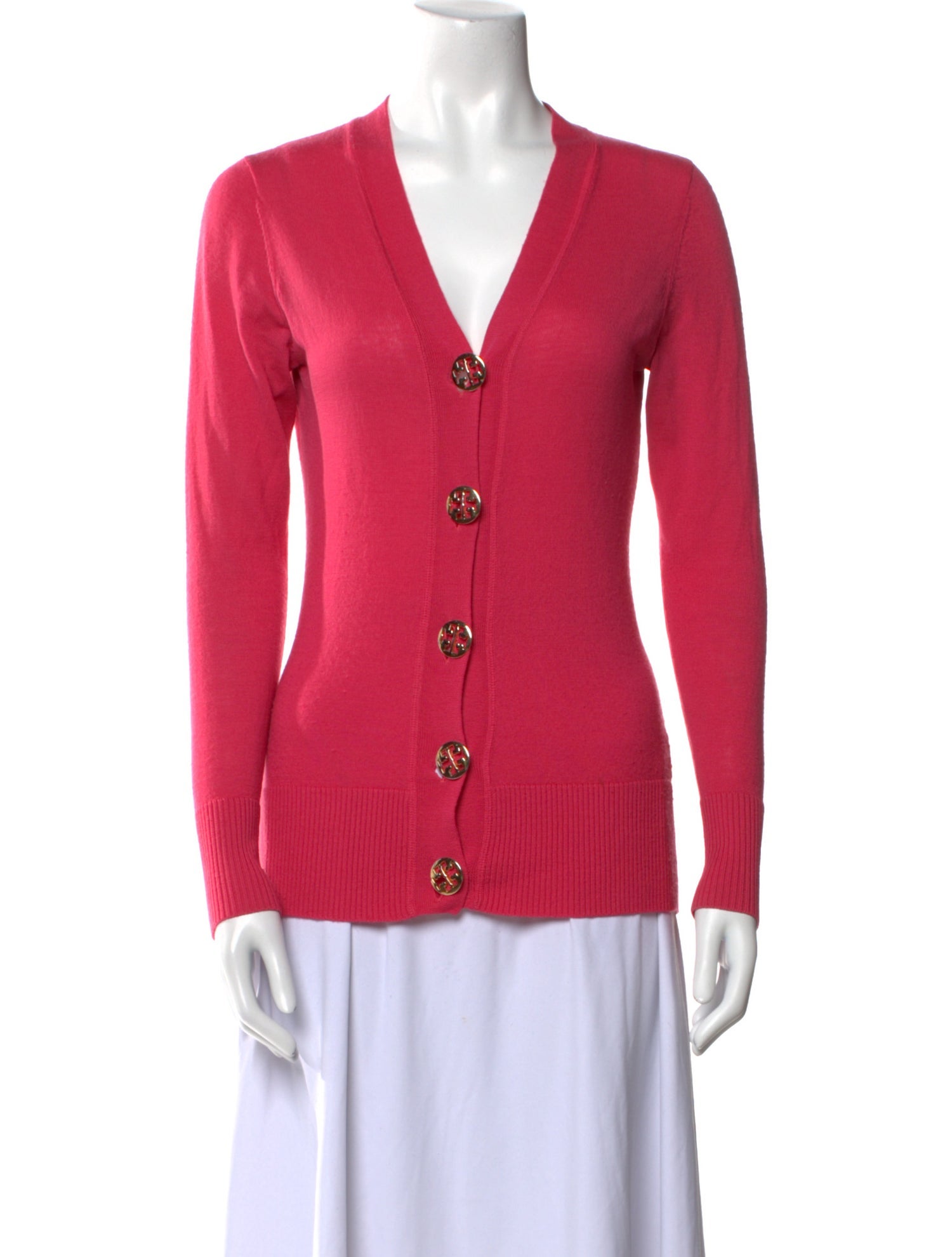 Tory Burch Wool V-Neck Sweater
