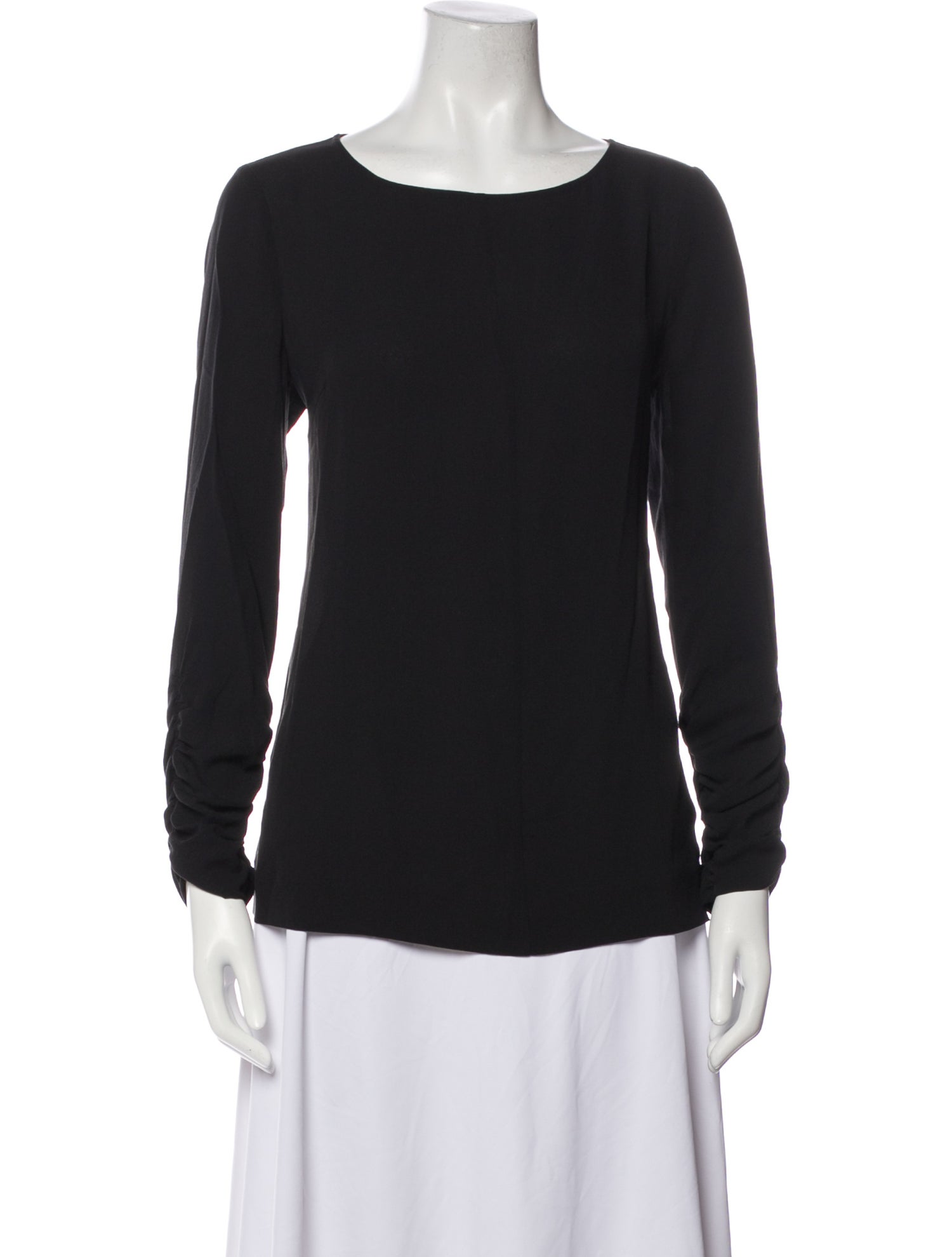 Tory Burch Silk Scoop Neck Top