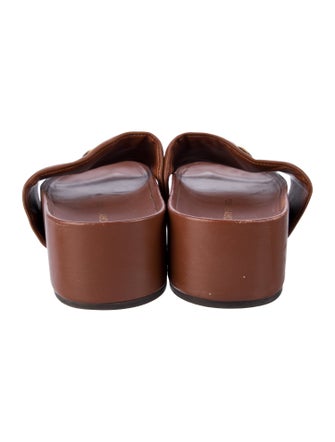 Tory Burch Leather Slides