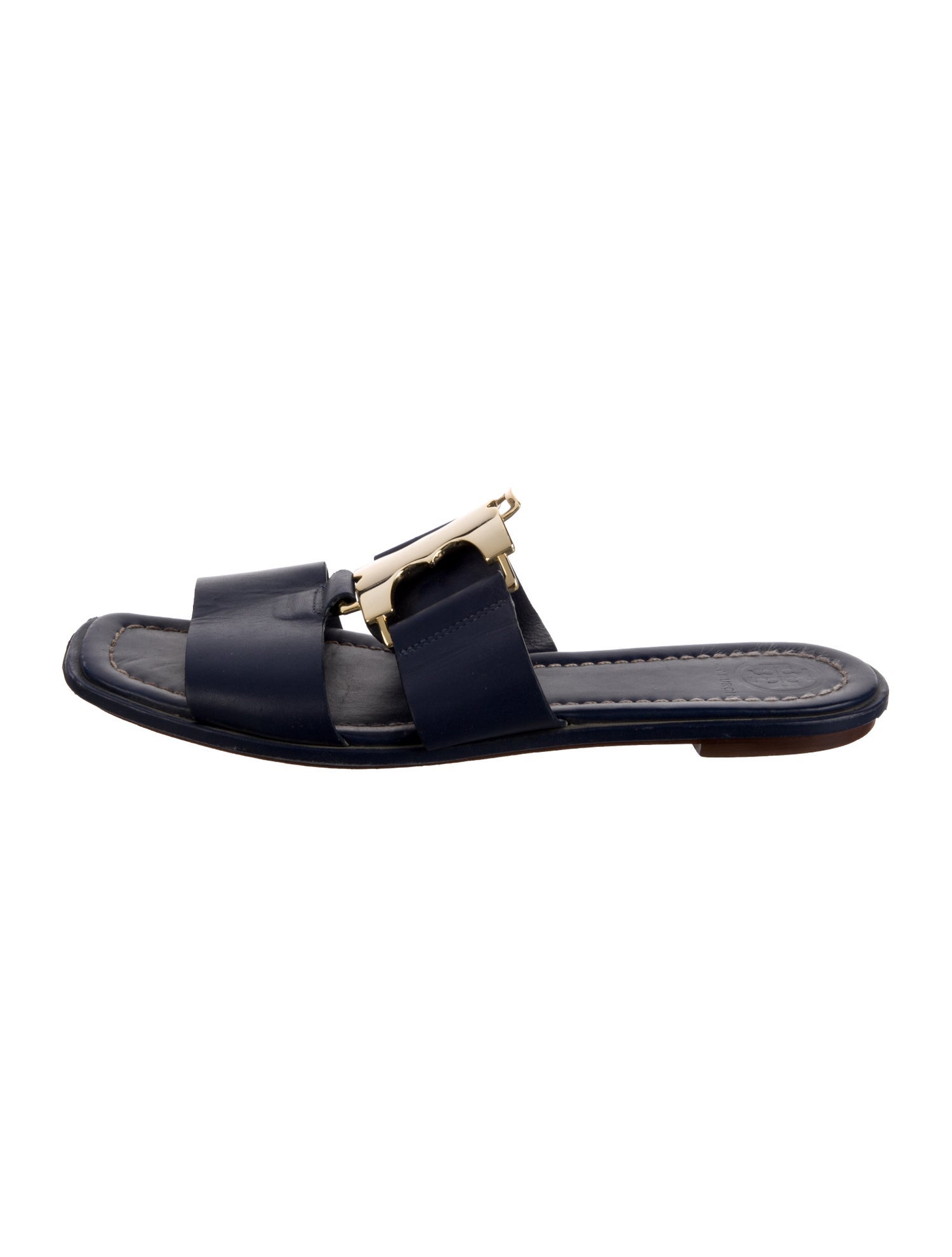 Tory Burch Leather Slides