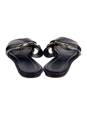 Tory Burch Leather Slides