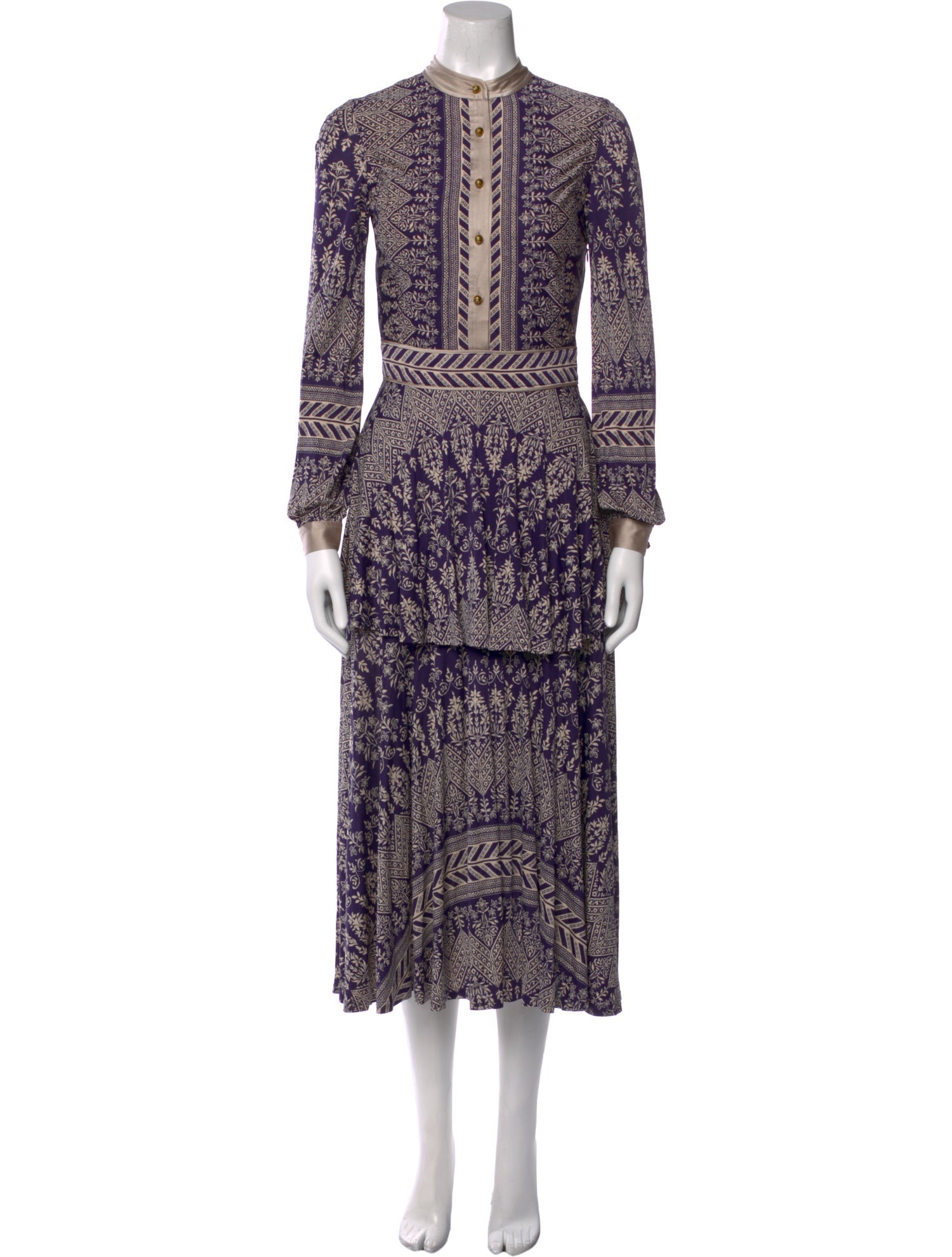 Tory Burch Printed Long Dress