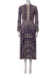 Tory Burch Printed Long Dress