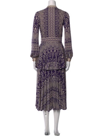 Tory Burch Printed Long Dress