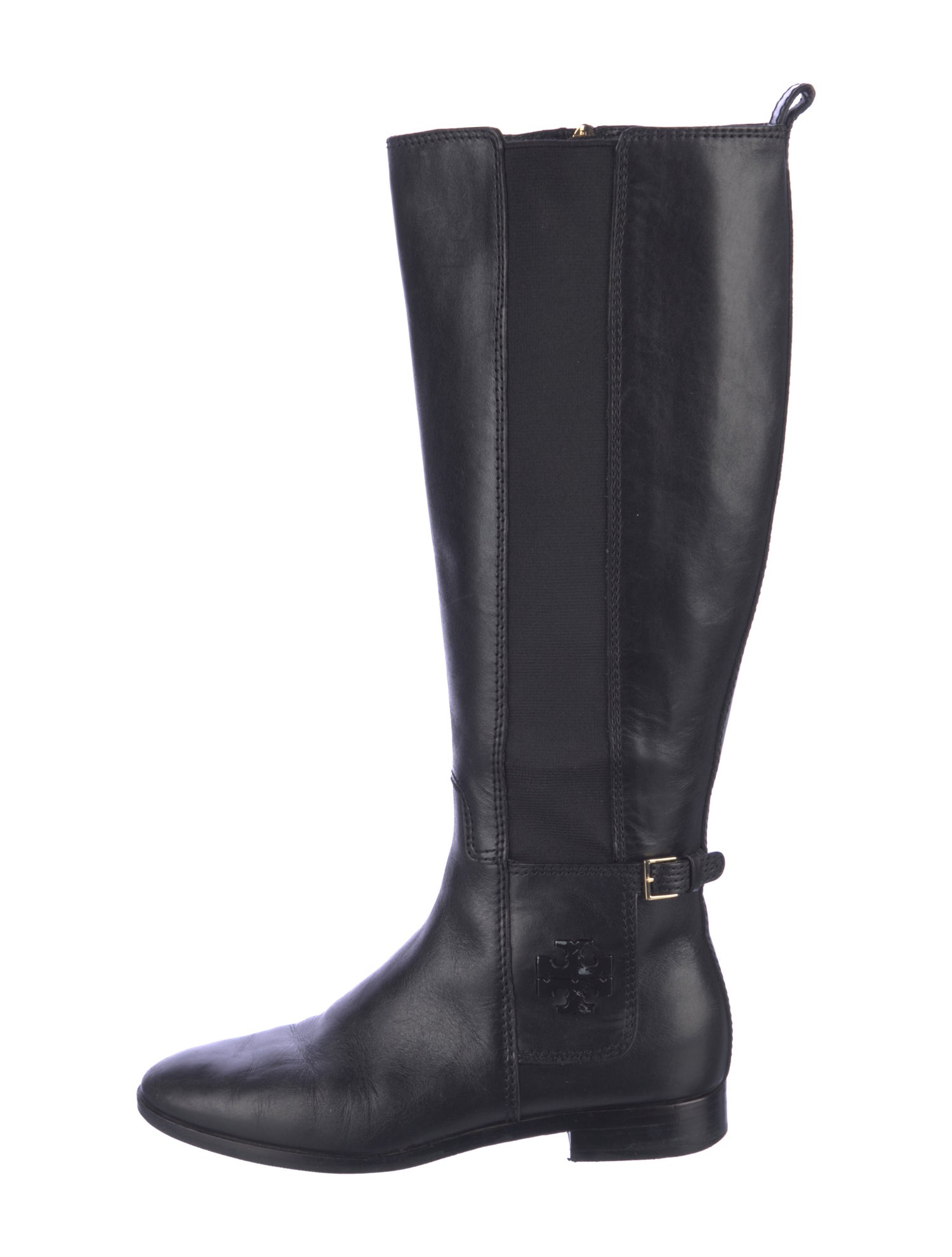 Tory Burch Leather Riding Boots