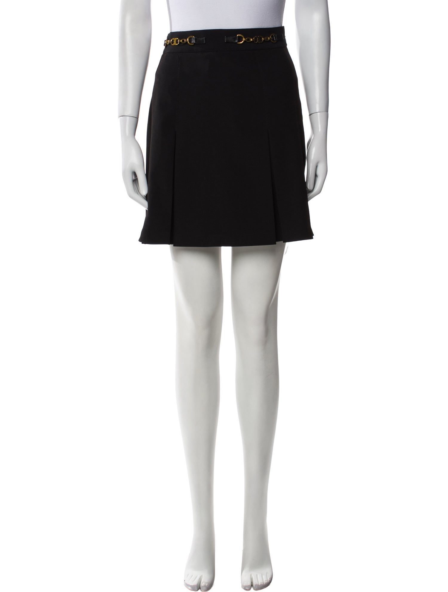 Tory Burch Chain-Link Accents Mini Skirt