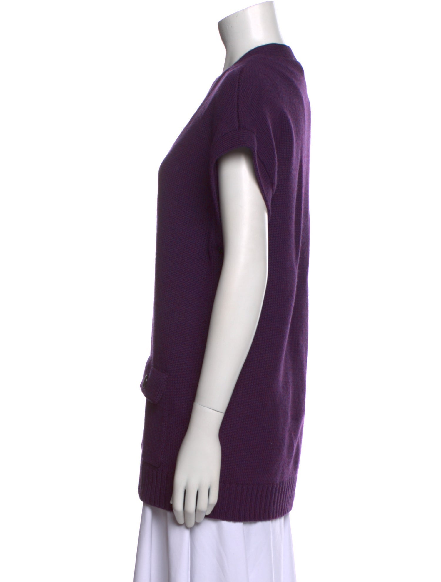 Tory Burch Merino Wool V-Neck Sweater