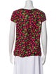 Tory Burch Silk Printed Blouse