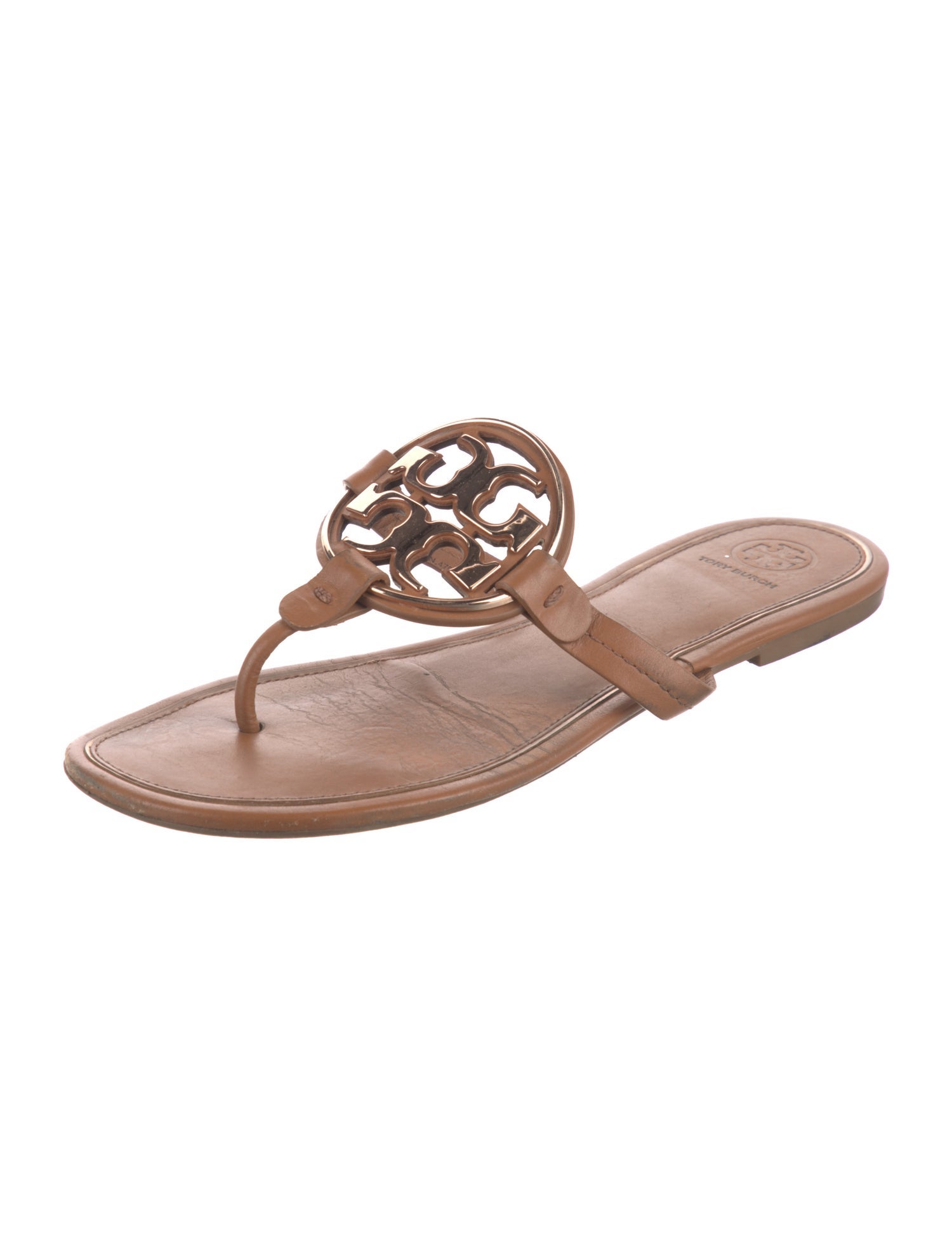 Tory Burch Leather Flip Flops