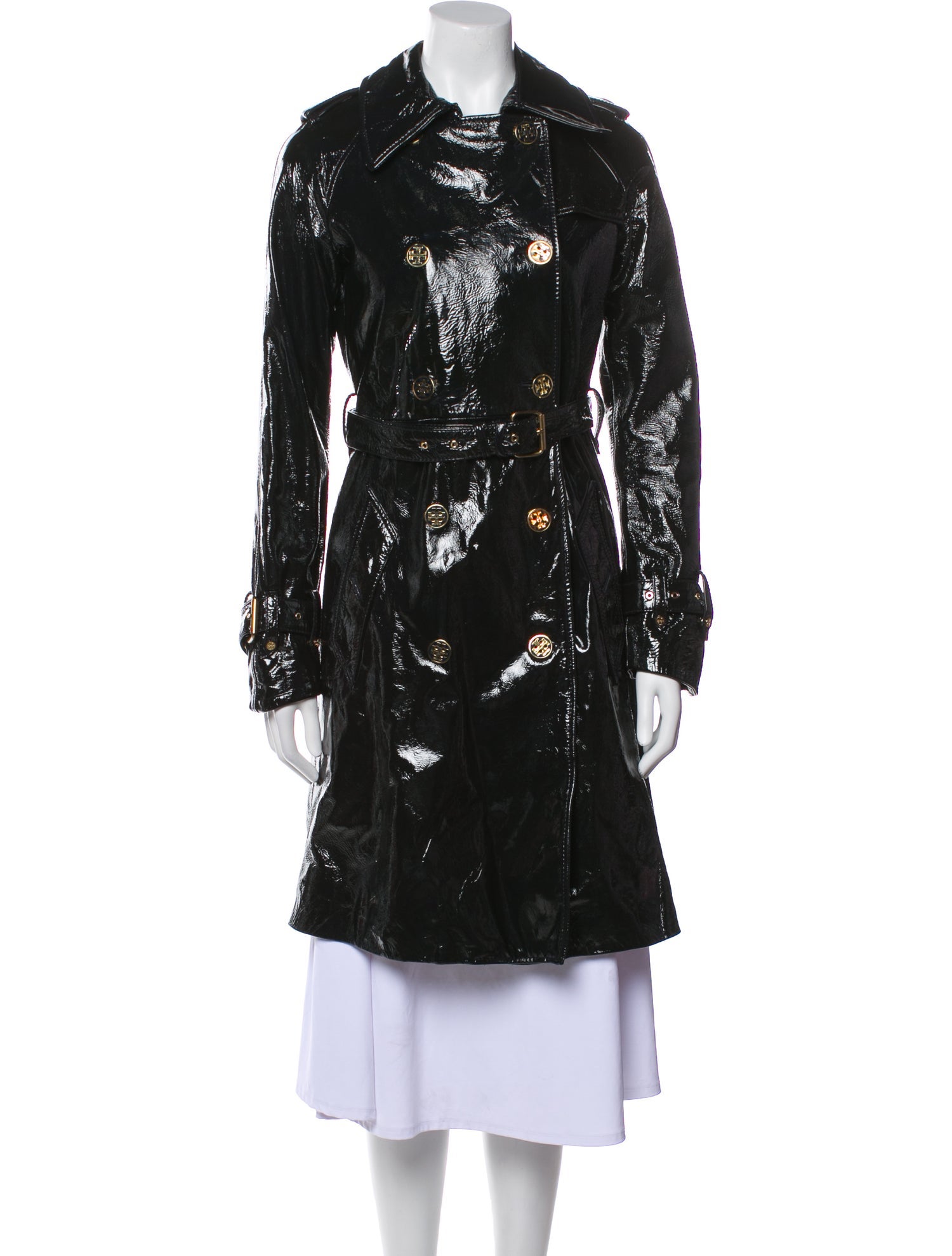 Tory Burch Leather Trench Coat