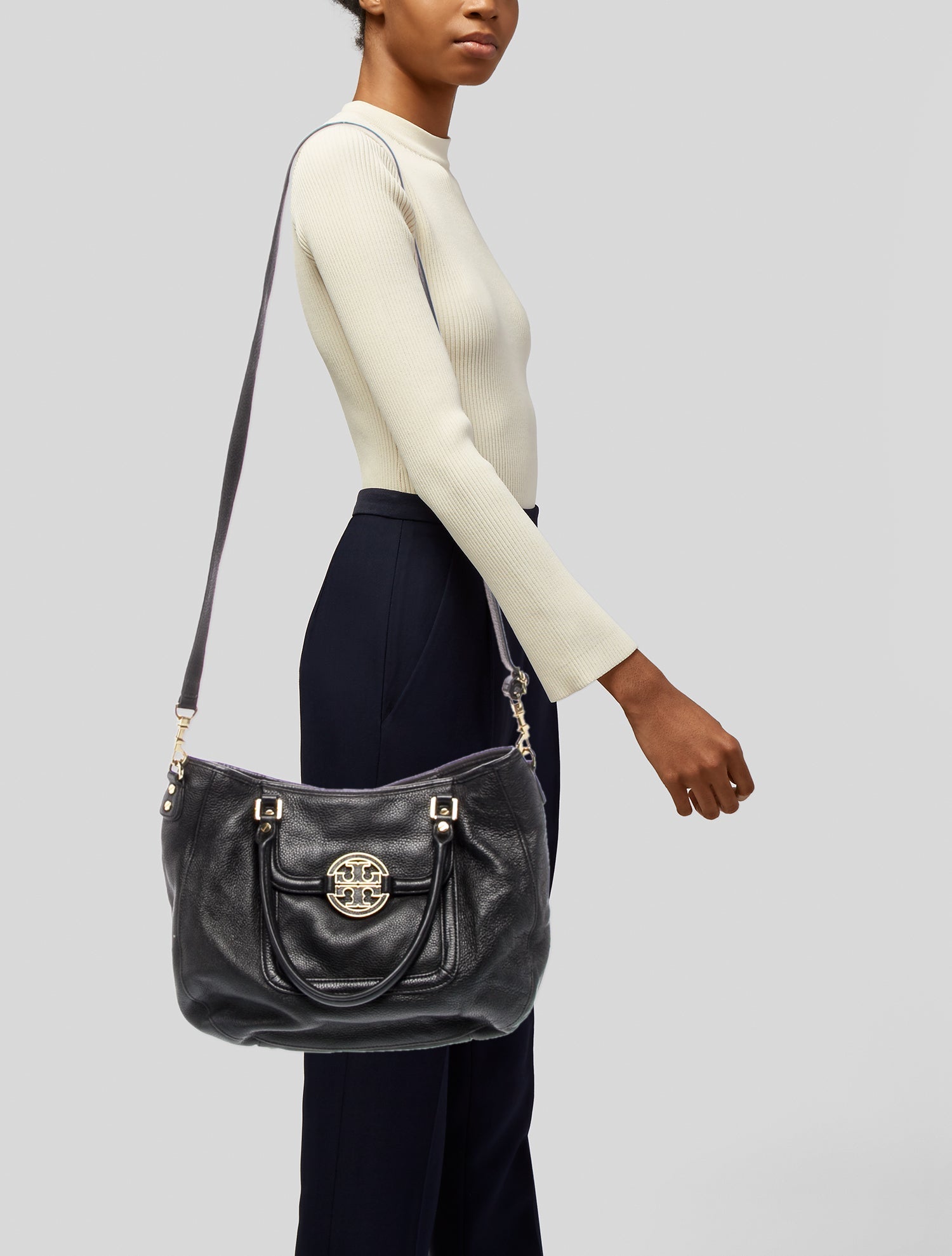 Tory Burch Leather Top Handle Bag