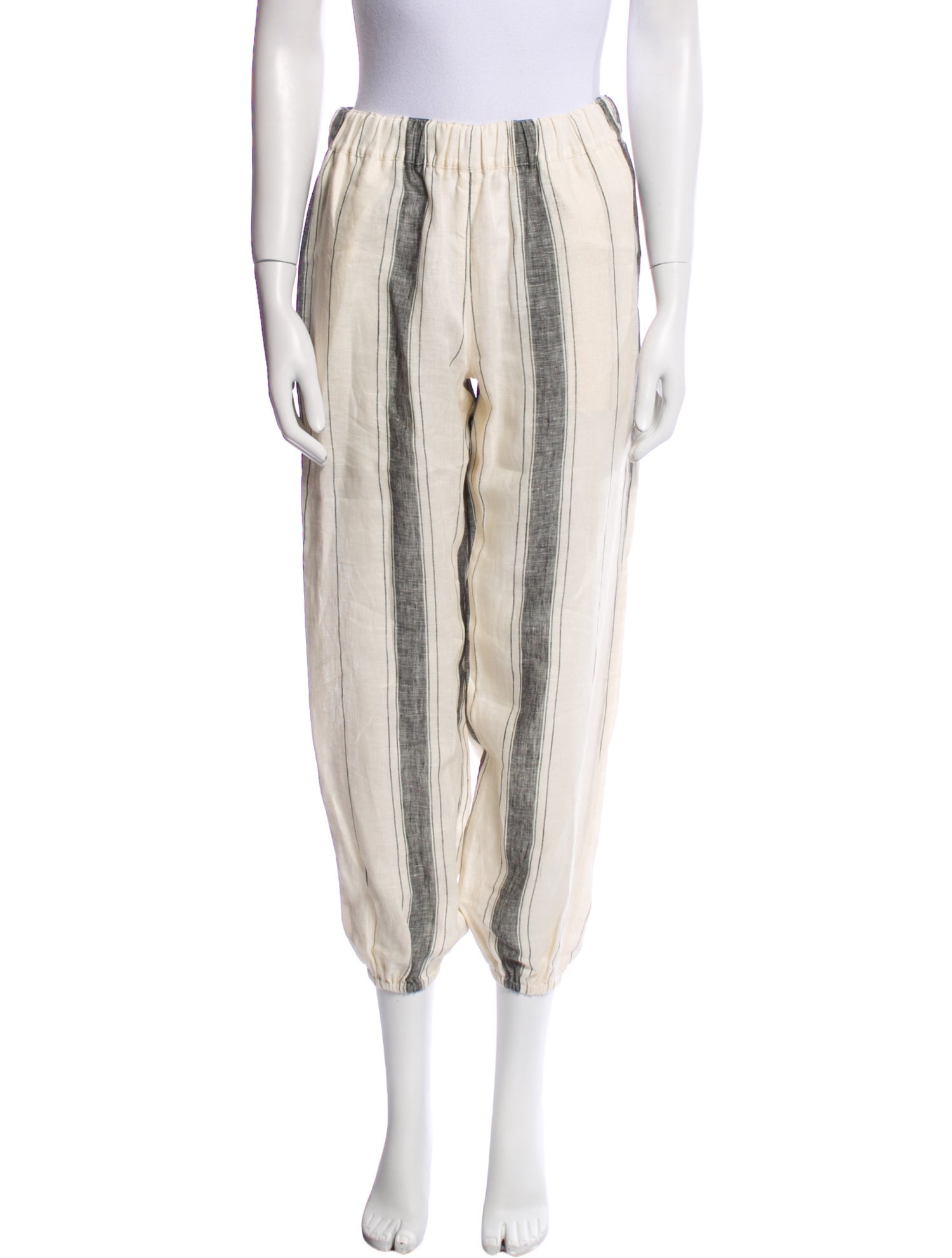 Tory Burch Linen Skinny Leg Pants w/ Tags