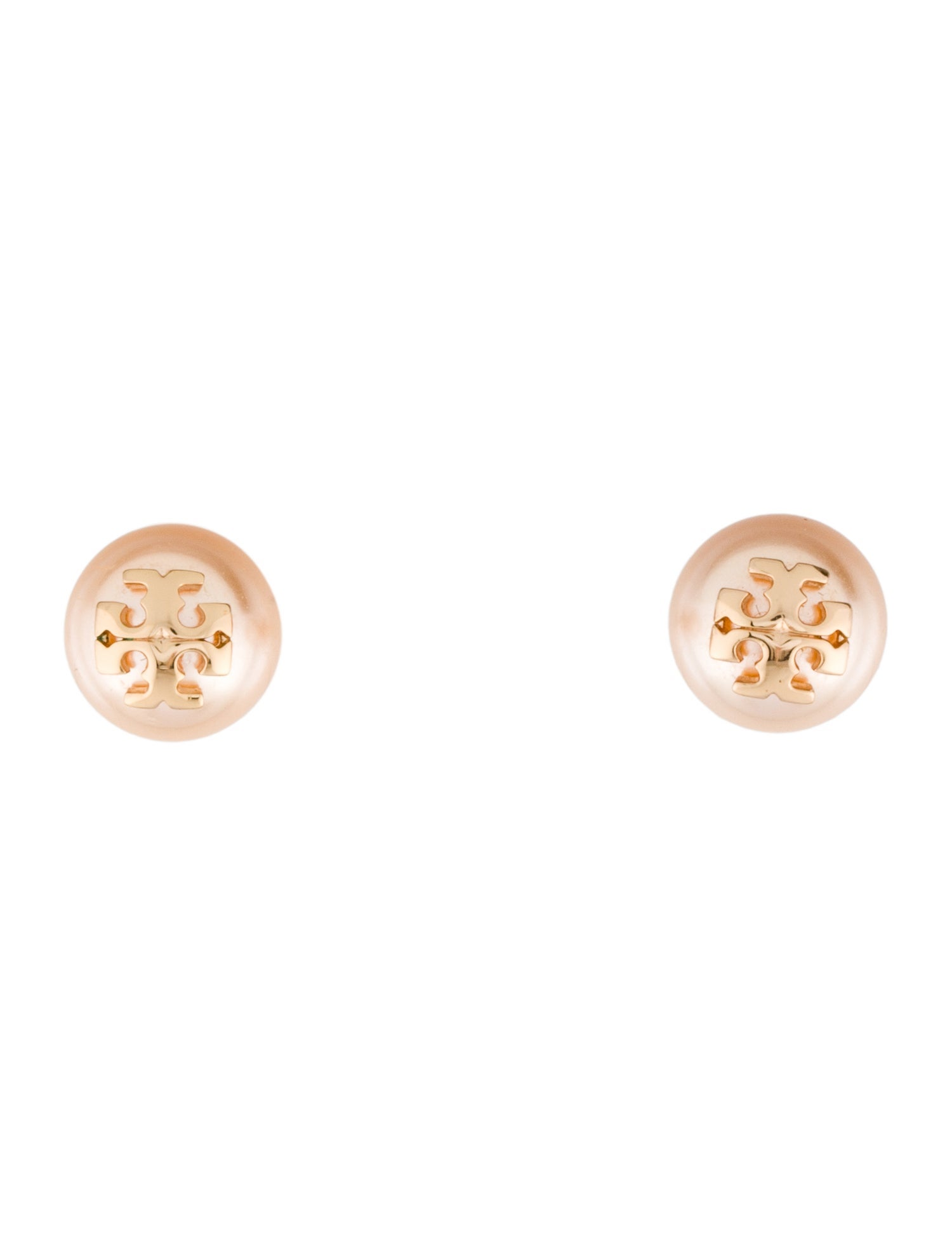 Tory Burch Kira Faux Pearl Stud Earrings