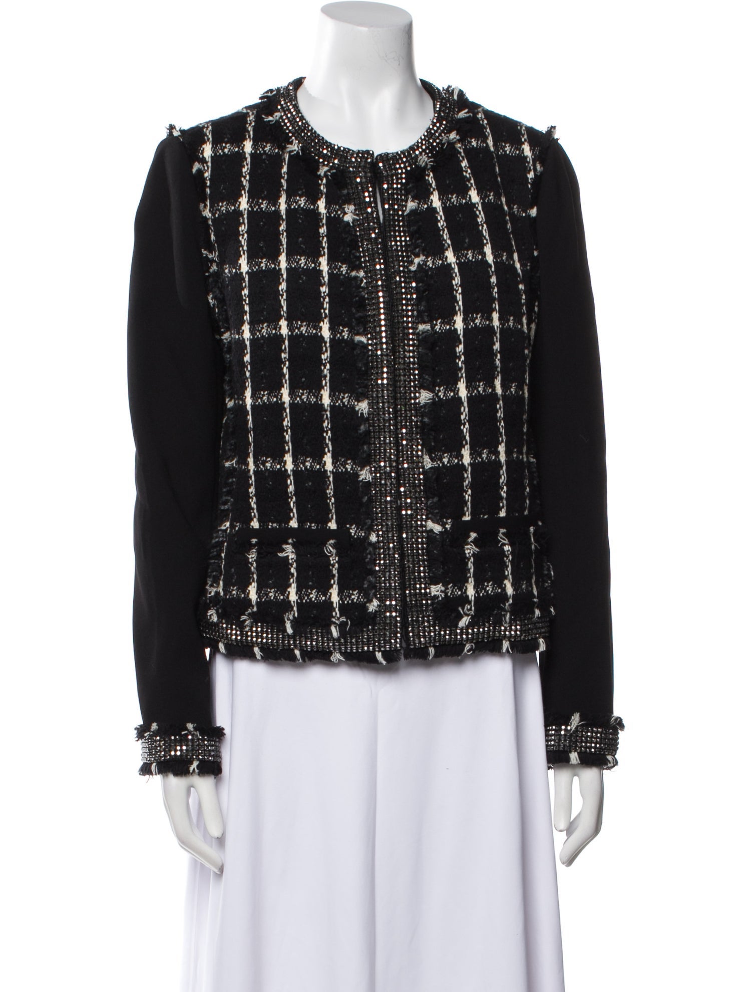 Tory Burch Plaid Print Jacket