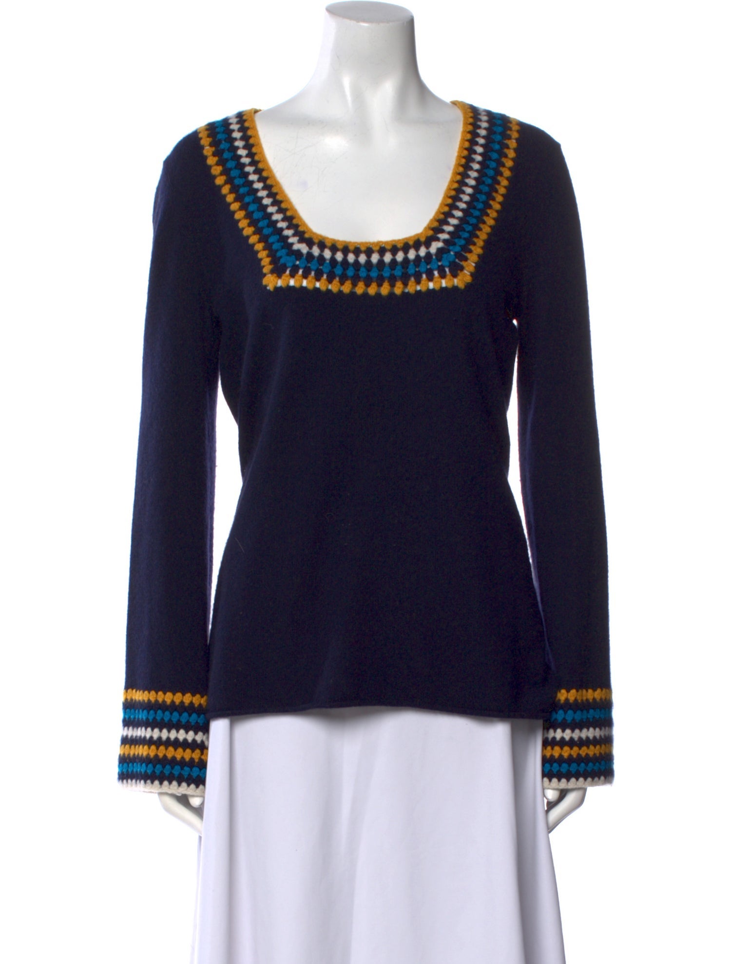 Tory Burch Cashmere Striped Sweater