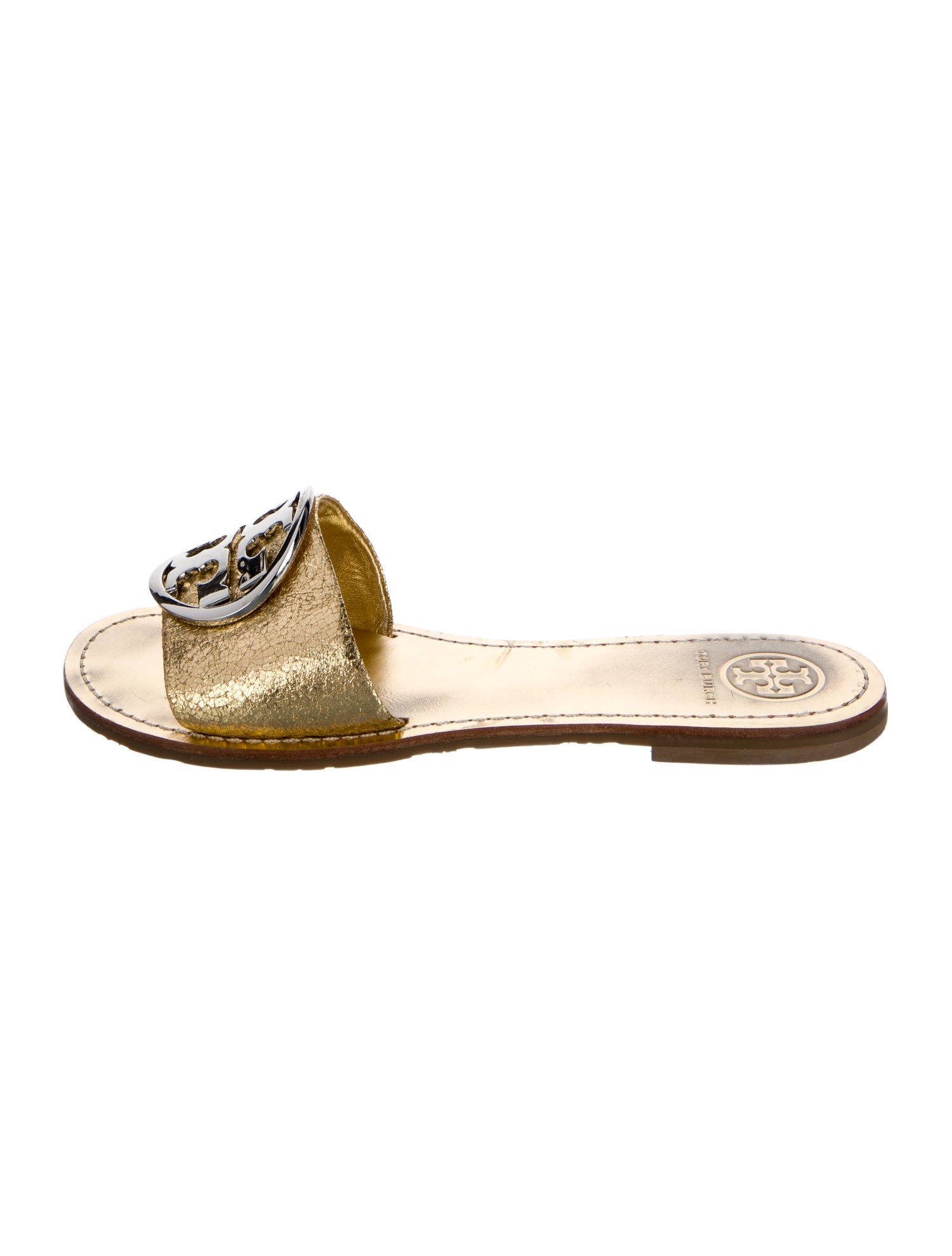 Tory Burch Leather Slides