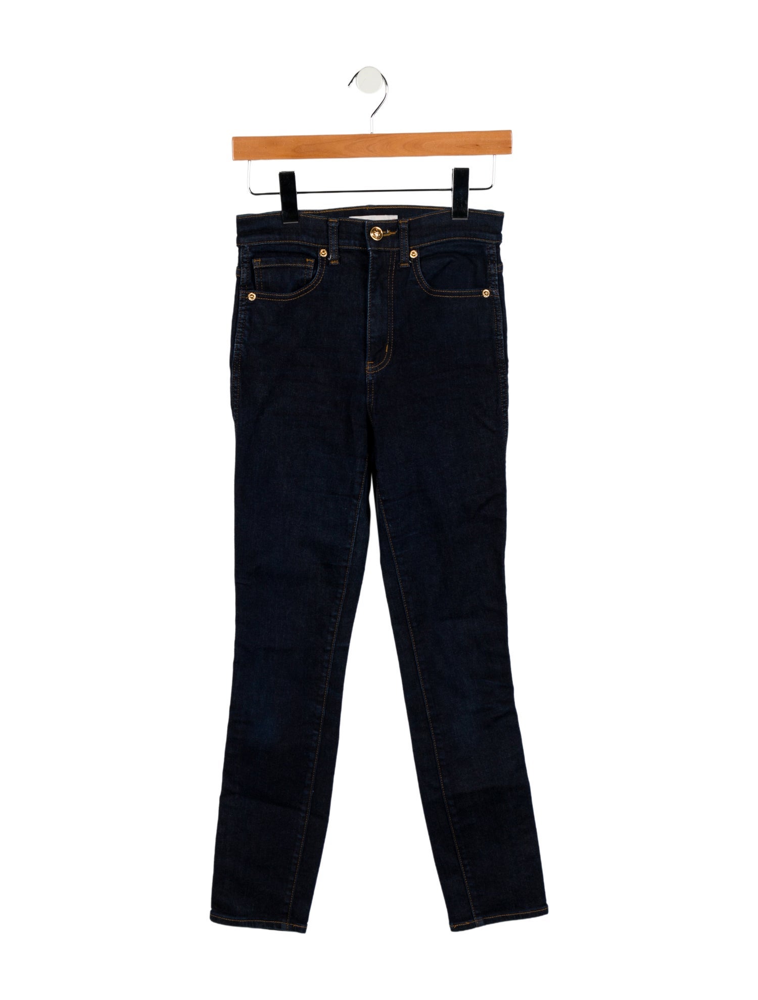 Tory Burch Mid-Rise Skinny Leg Jeans