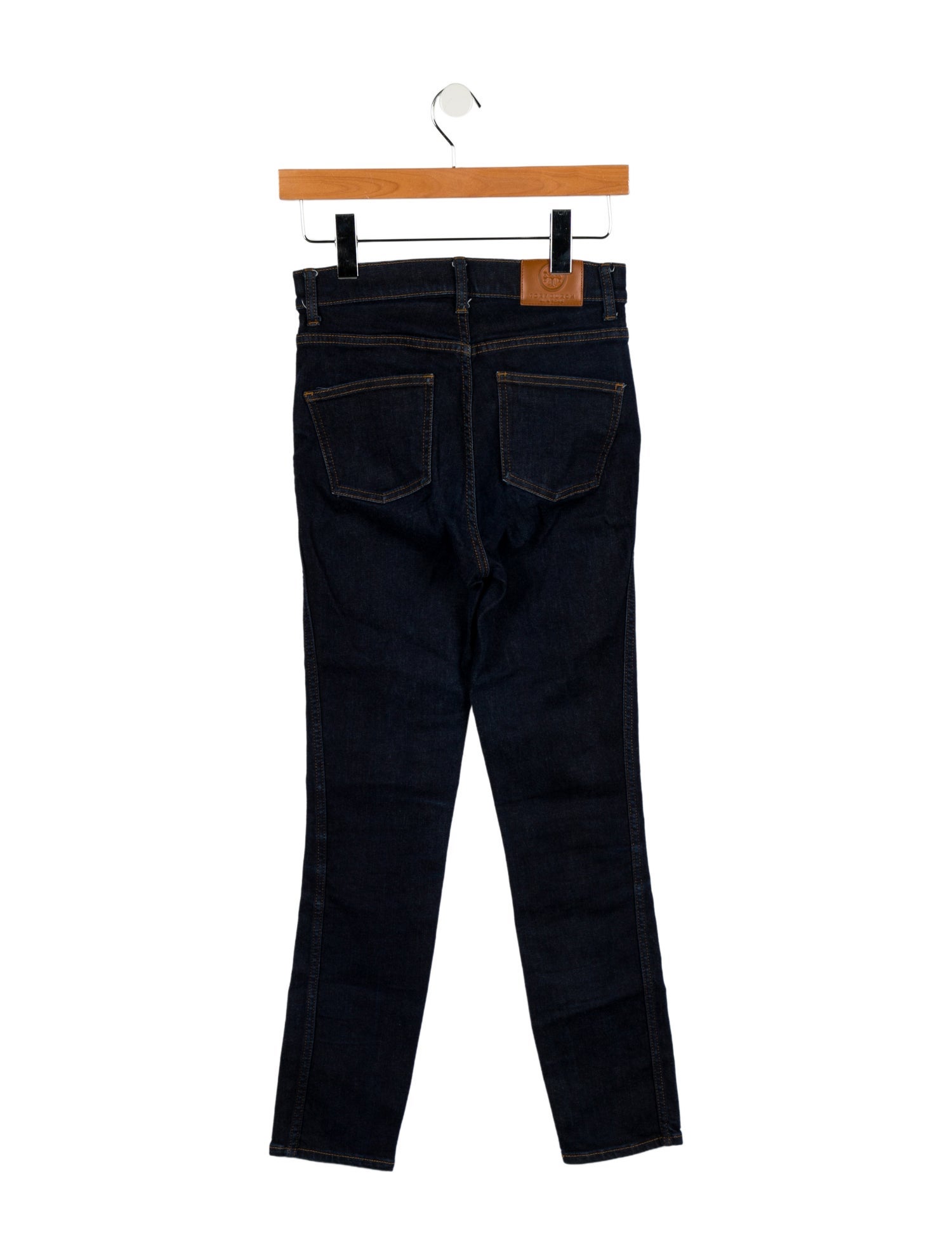 Tory Burch Mid-Rise Skinny Leg Jeans