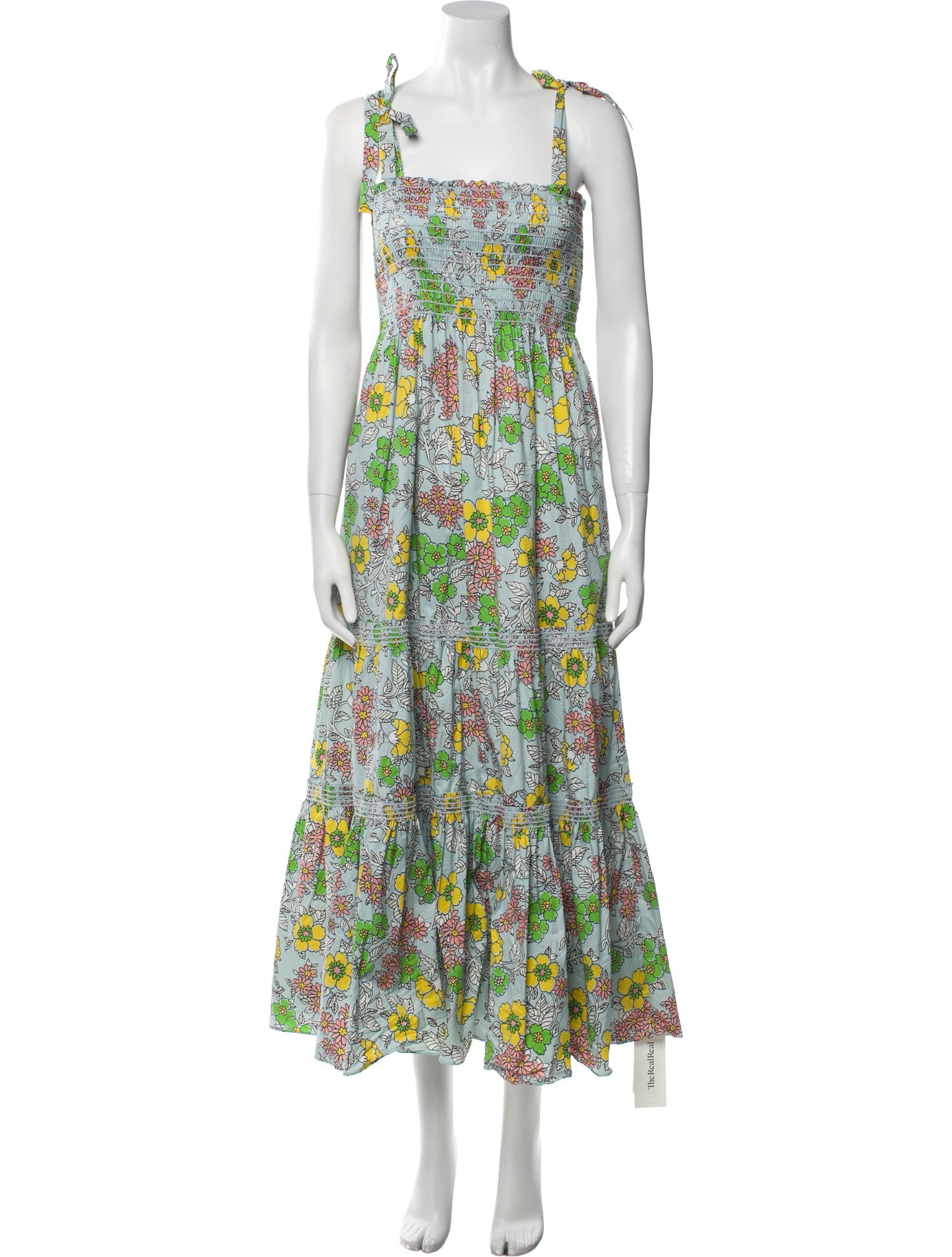Tory Burch Floral Print Long Dress