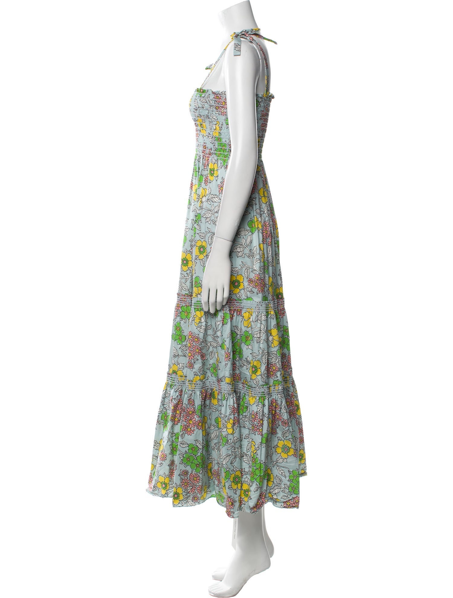 Tory Burch Floral Print Long Dress