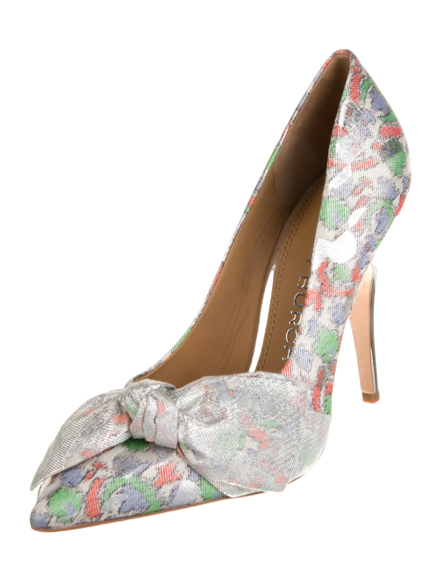 Tory Burch Printed Bow Accents Pumps