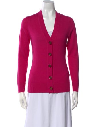 Tory Burch Merino Wool V-Neck Sweater