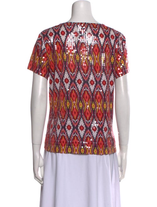 Tory Burch Printed Crew Neck T-Shirt