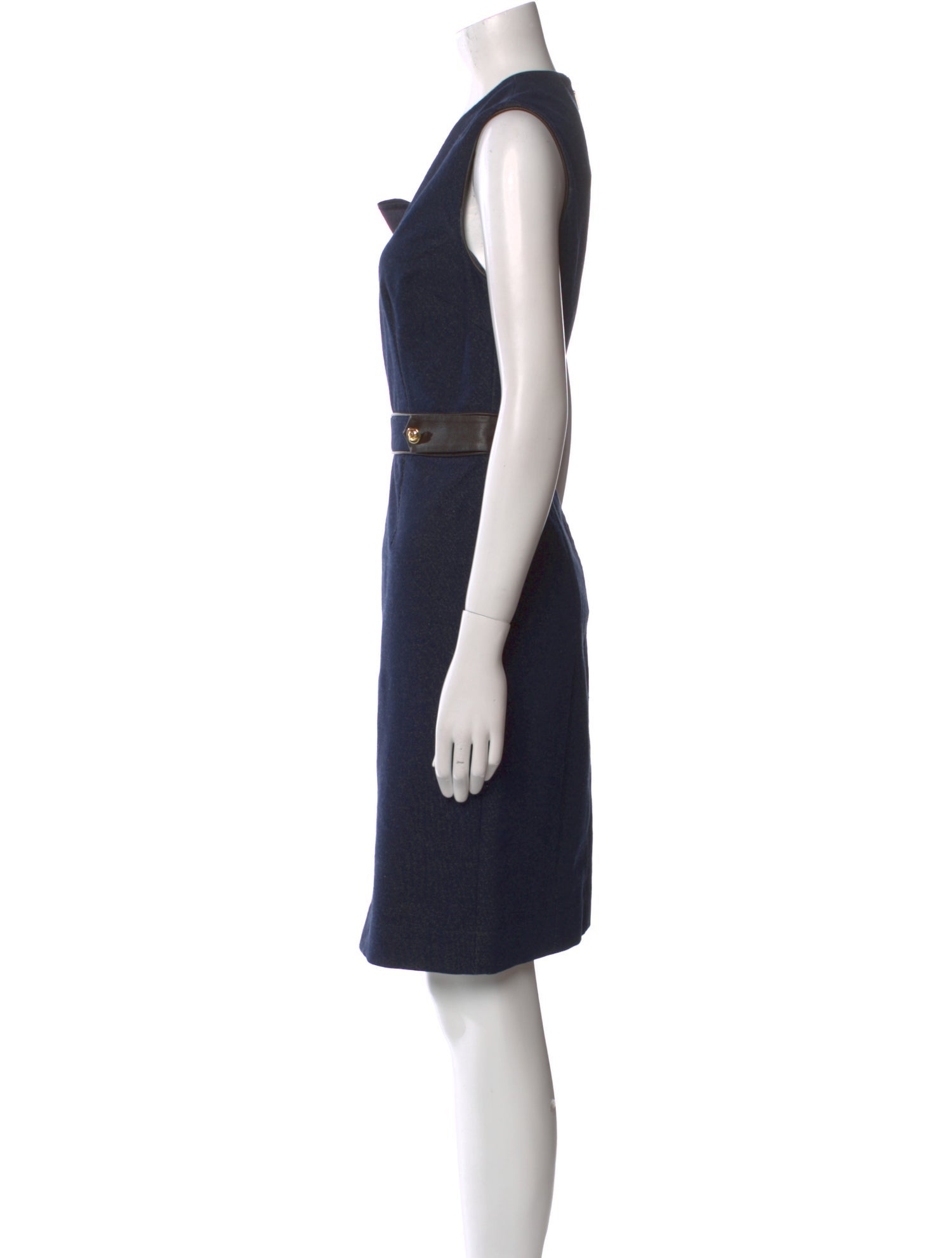 Tory Burch V-Neck Knee-Length Dress