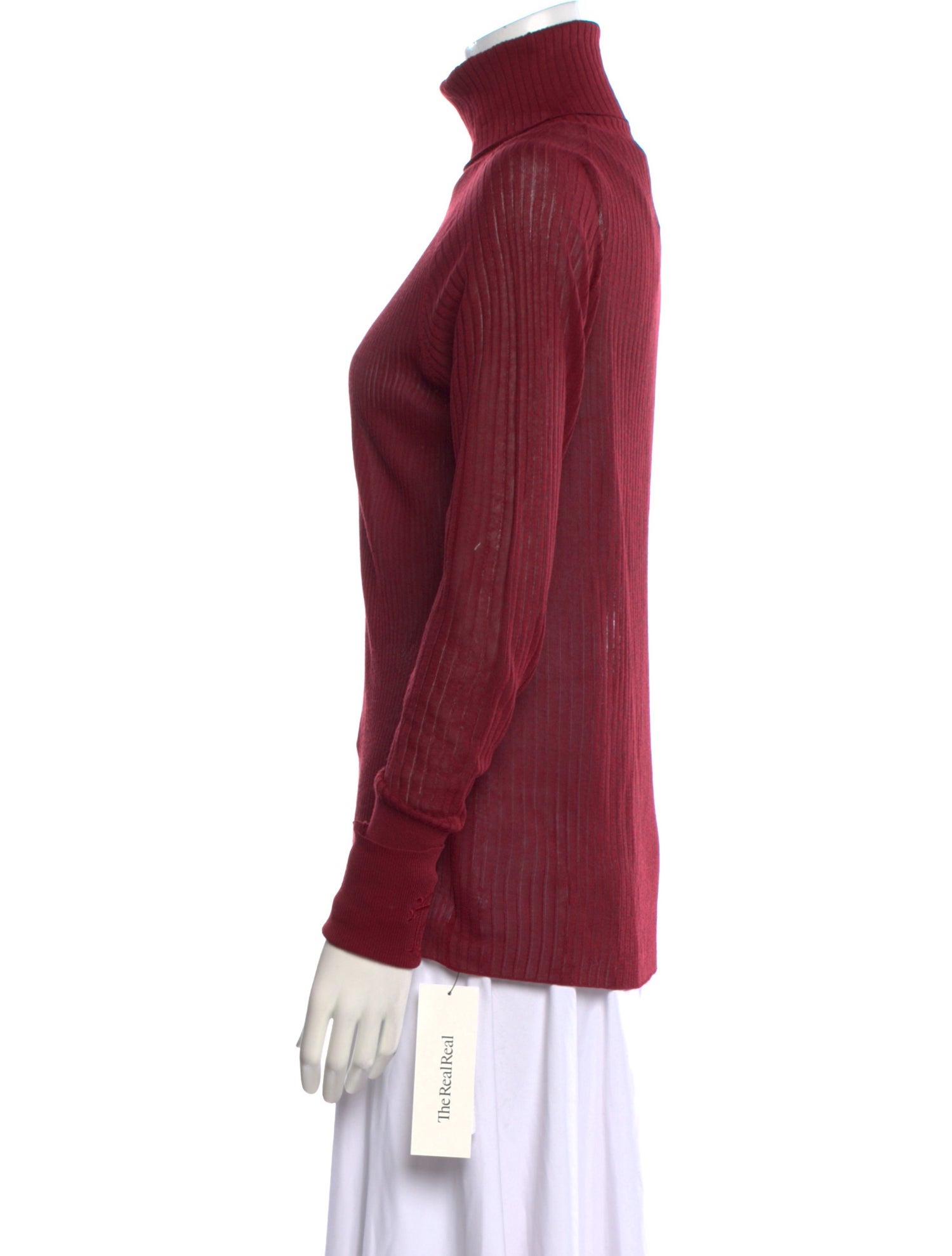 Tory Burch Turtleneck Long Sleeve Blouse