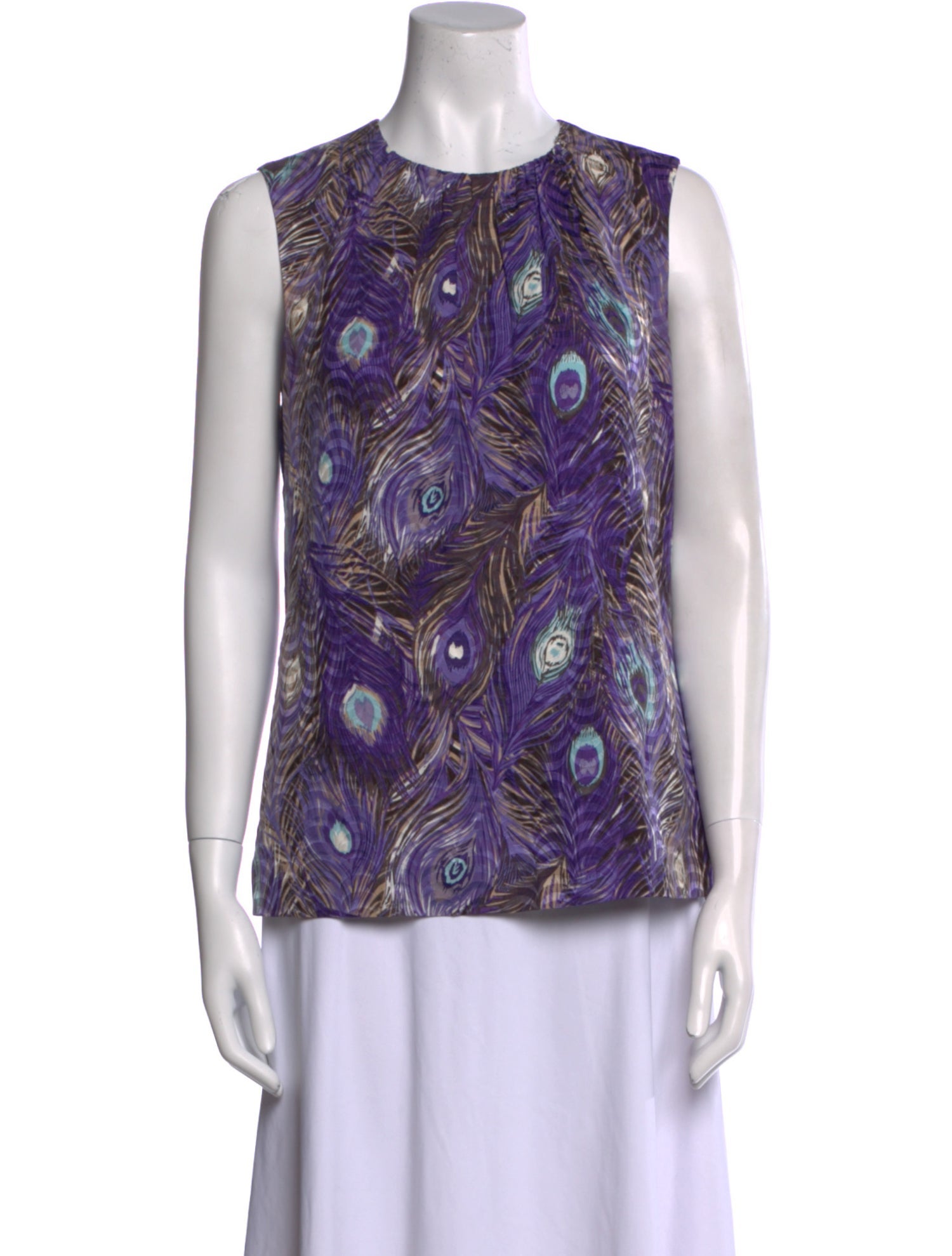 Tory Burch Silk Printed Blouse