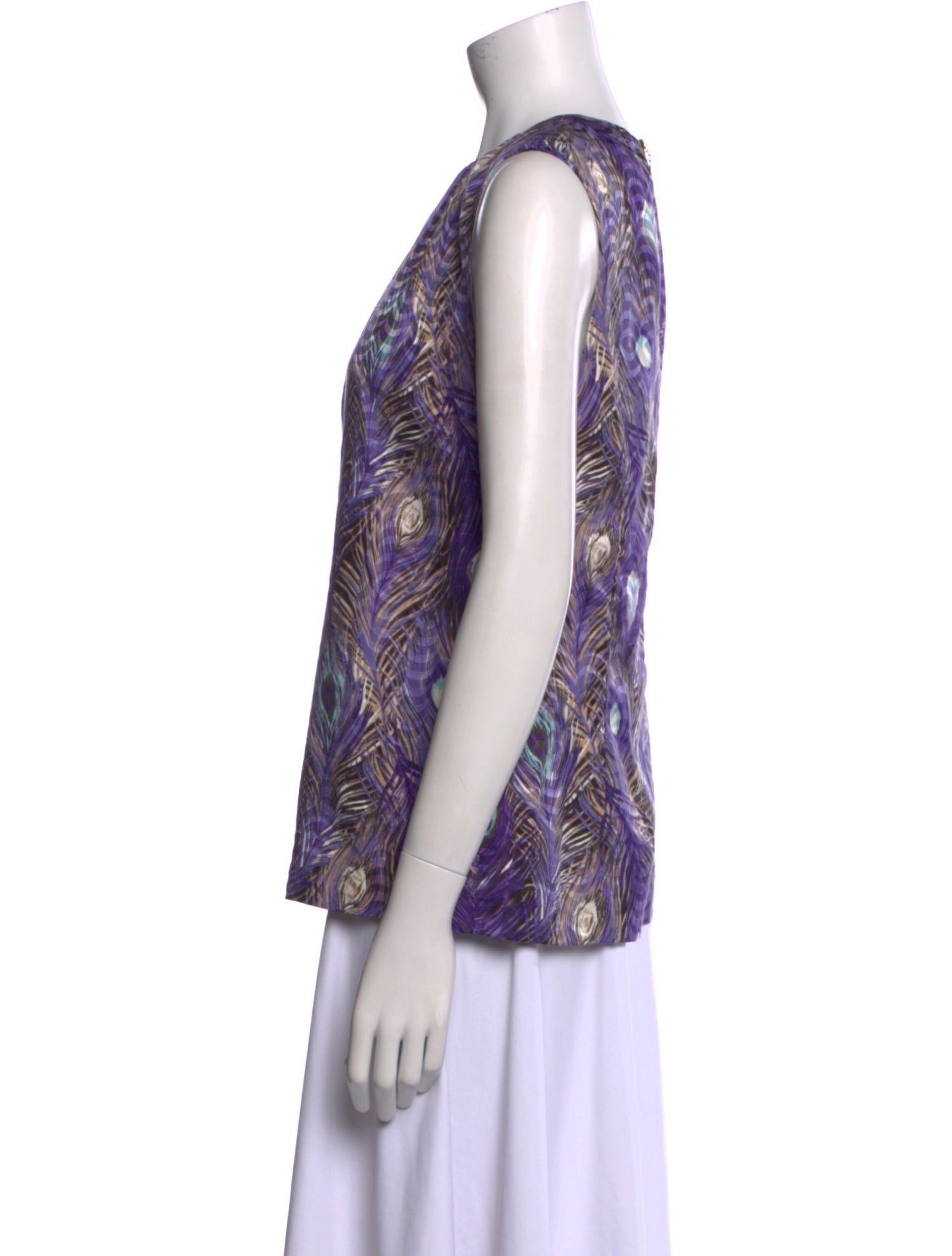 Tory Burch Silk Printed Blouse