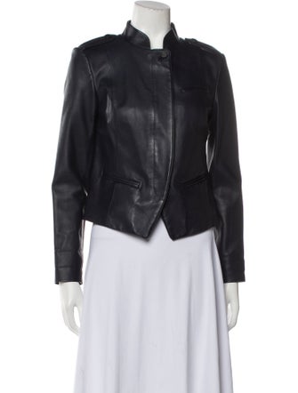 Tory Burch Leather Biker Jacket