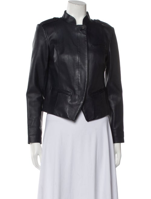 Tory Burch Leather Biker Jacket