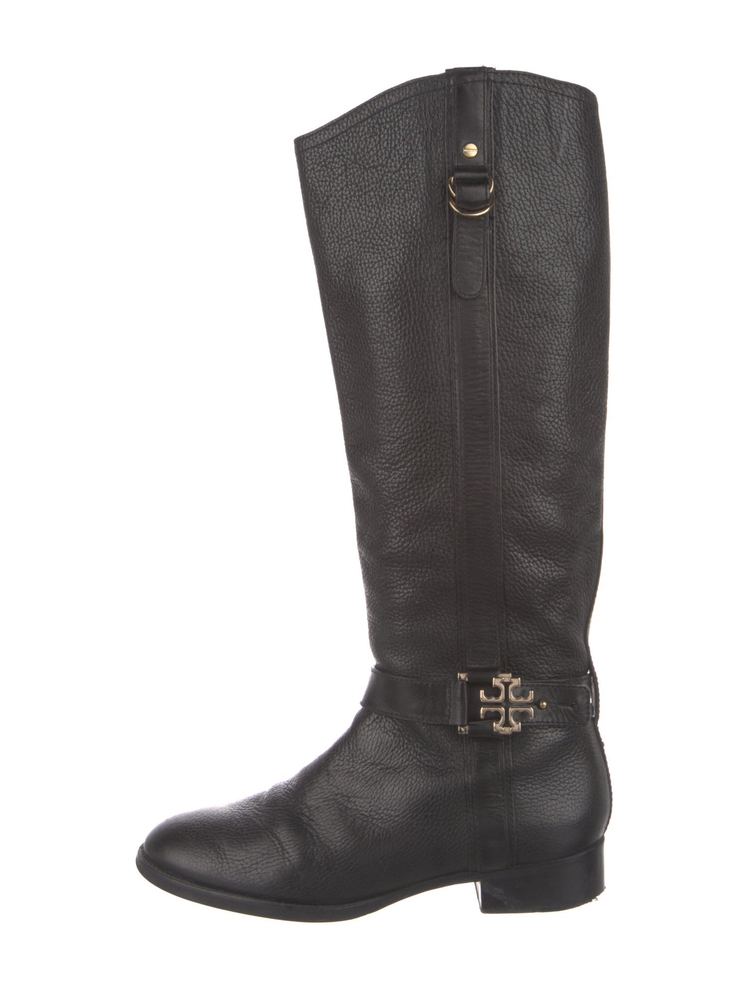 Tory Burch Leather Riding Boots