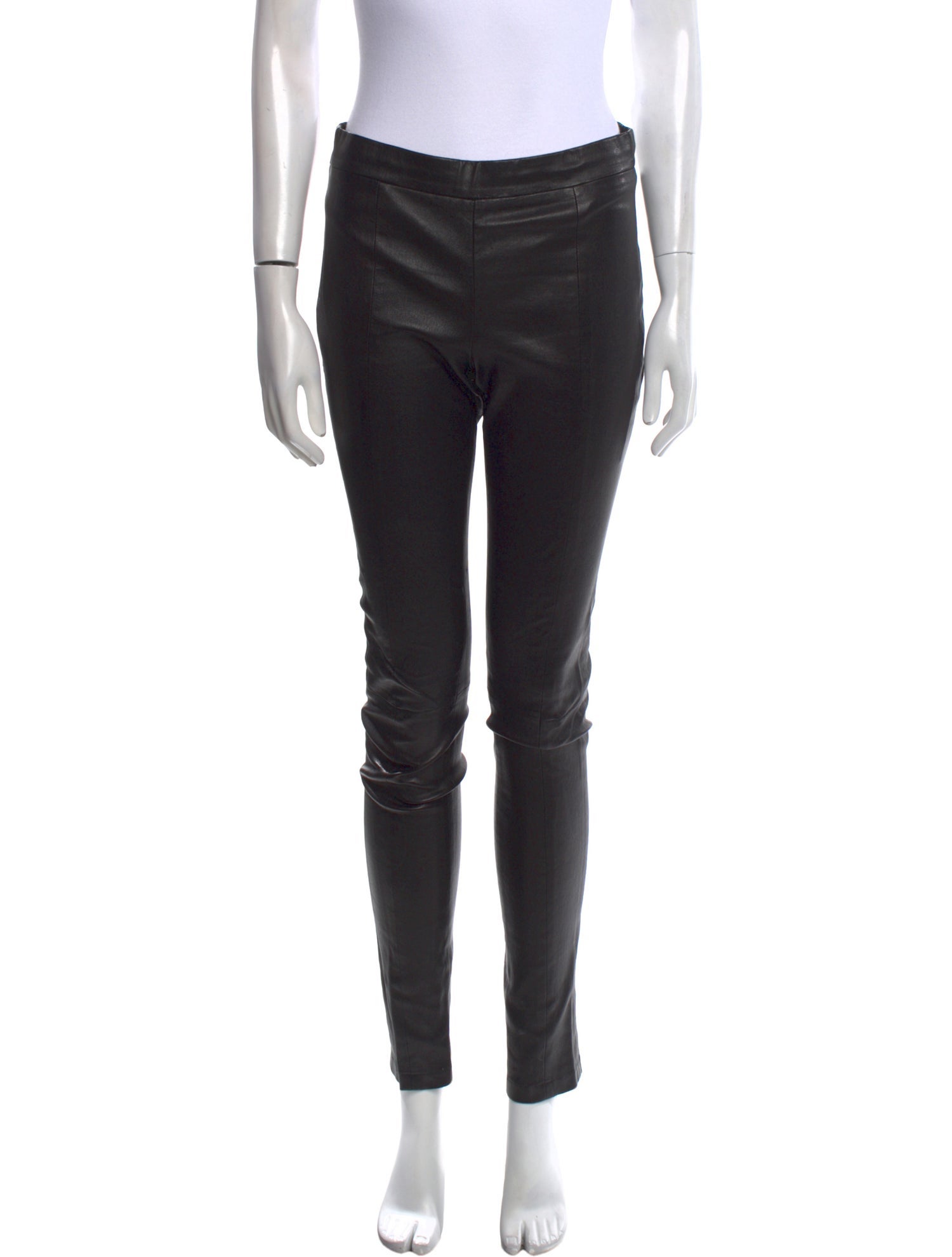 Tory Burch Leather Skinny Leg Pants