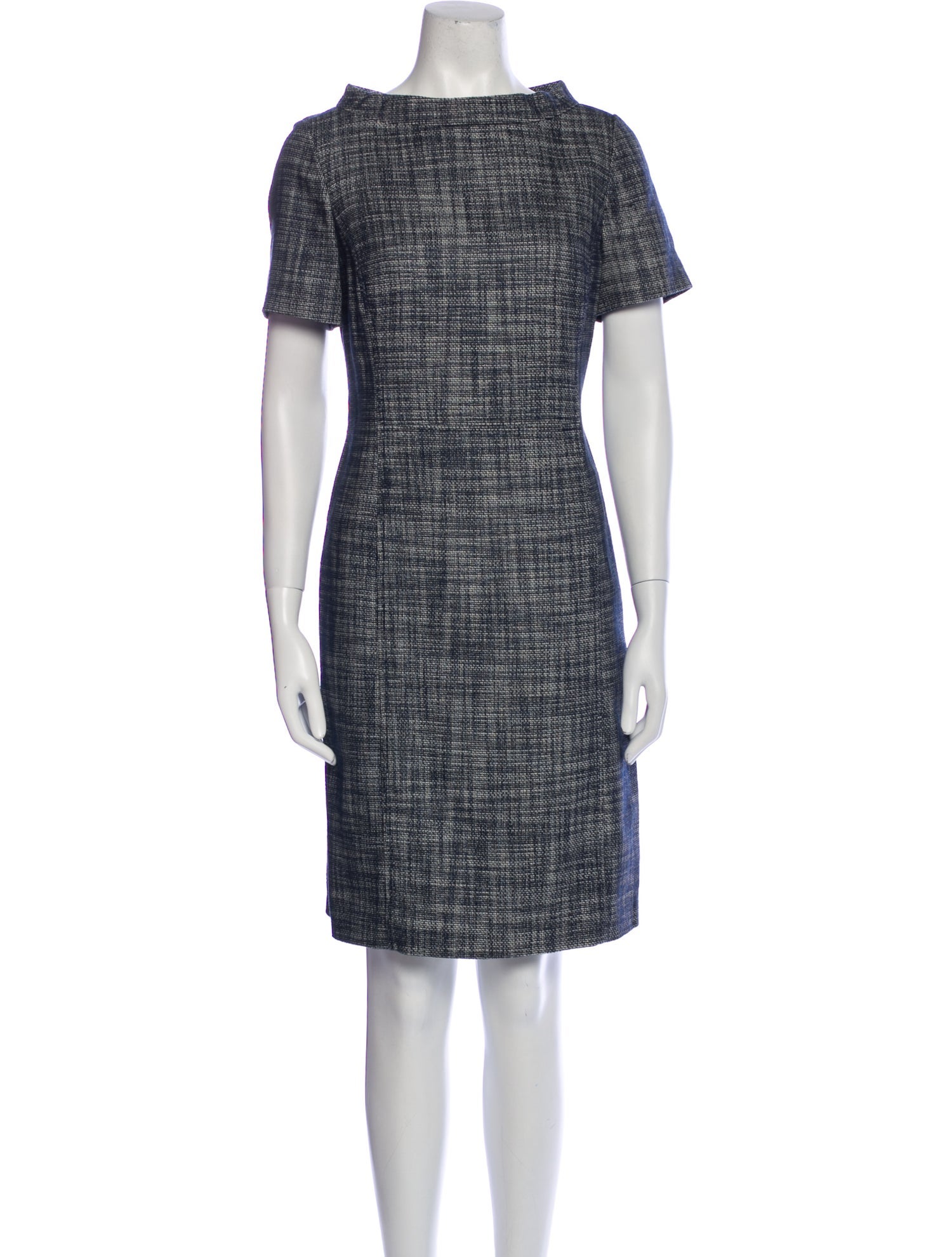 Tory Burch Tweed Pattern Knee-Length Dress